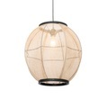 QAZQA, Oosterse hanglamp bruin 46 cm - Rob