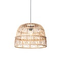 QAZQA, Oosterse hanglamp bruin 44 cm - Michelle