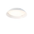 QAZQA, Moderne plafondlamp wit 30 cm incl. LED - Bjorn