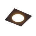 QAZQA, Set van 6 inbouwspots zwart incl. LED 3-staps dimbaar IP65 - Simply