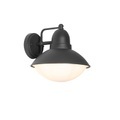 QAZQA, Moderne buiten wandlamp zwart IP44 - Marcel