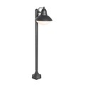 QAZQA, Moderne Outdoor-Stange schwarz 100 cm IP44 - Marcel