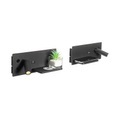 QAZQA, Set van 2 wandlamp zwart incl. LED met USB en inductielader - Riza