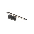 QAZQA, Wandlamp zwart 41,5 cm incl. LED 3-staps dimbaar IP44 - Jerre