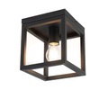 QAZQA, Smart Industrie Deckenleuchte schwarz inkl. WiFi A60 - Käfig 1
