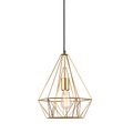 QAZQA, Smarte Industrie-Hängelampe gold inkl. WiFi ST64 - Korpus