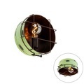 QAZQA, Industriële wandlamp groen 25 cm - Barril