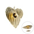 QAZQA, Design wandlamp antiek goud - Folla