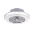 Paul Neuhaus, Design Deckenventilator grau inkl. LED RGB 2700 - 5000K - Raki