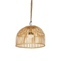 Paul Neuhaus, Oosterse hanglamp bamboe incl. LED oplaadbaar RGBW - Maurice