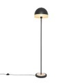 QAZQA, Oosterse vloerlamp zwart met rotan 30 cm - Magna Rotan