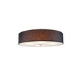 QAZQA, Country Deckenleuchte schwarz 50 cm - Drum