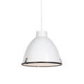 QAZQA, Set mit 2 industriellen Hängelampen weiß 38 cm dimmbar - Anteros
