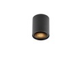 QAZQA, Design-Spot schwarz - Tubo Honey