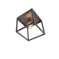 QAZQA, Moderne Deckenleuchte Antik Silber - Big Cage