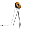 QAZQA, Industriestehlampe Stativ schwarz - Magna 40 Eglip