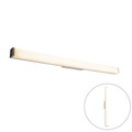 QAZQA, Moderne Badezimmer Wandleuchte Stahl 92 cm IP44 - Cascada