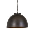 QAZQA, Industrielle Hängelampe Antikbraun 60 cm - Hoodi