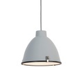 QAZQA, 2er Set Industrie Hängelampen grau 38 cm dimmbar - Anteros