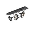 QAZQA, Design Spot schwarz 3-flammig verstellbar - Nox