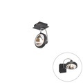 QAZQA, Design Spot schwarz 1-Licht verstellbar - Nox