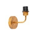 QAZQA, Vintage Wandlampe Gold ohne Schirm - Matt