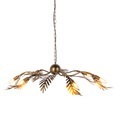 QAZQA, Vintage Pendelleuchte 6-flammig gold - Botanica