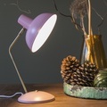 QAZQA, Retro Tischlampe pink mit Bronze - Milou