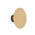 QAZQA, Design Wandleuchte rund gold - Pulley