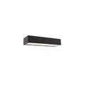 QAZQA, Design längliche Wandleuchte schwarz 35 cm - Houx
