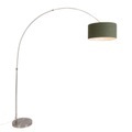 QAZQA, Lichtbogenlampe Stahlmoosgrün 50/50/25 - XXL