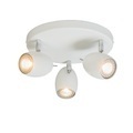 QAZQA, Designspot weiß rund - Egg 3