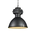 QAZQA, Industriële Hängelampe schwarz 53 cm - Sicko