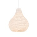 QAZQA, Skandinavische Hängelampe weiß 45 cm - Lina Drop