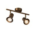 QAZQA, Deckenstrahler Bronze schwenkbar und neigbar - Karin 2