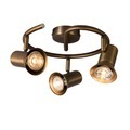 QAZQA, Deckenstrahler Bronze drehbar und kippbar - Karin 3