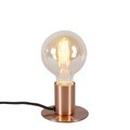 QAZQA, Romantische Tischlampe Kupfer - Facil