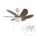 QAZQA, Deckenventilator weiß - Fresh 3