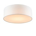 QAZQA, Deckenleuchte weiß 30 cm inkl. LED - Drum LED