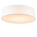 QAZQA, Deckenleuchte weiß 40 cm inkl. LED - Drum LED
