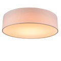 QAZQA, Deckenleuchte pink 40 cm inkl. LED - Drum LED