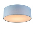 QAZQA, Deckenleuchte blau 30 cm inkl. LED - Drum LED