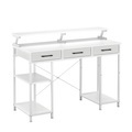 undefined, Schreibtisch TAVREN 120 x 50 x 90 cm weiss