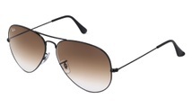 Ray-Ban, Ray-Ban RB3025 Unisex-Sonnenbrille Vollrand Pilot Metall-Gestell, schwarz