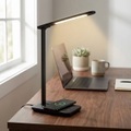 DENVER®, Denver LQI-105 LED-Tischleuchte, dim, CCT, USB, QI