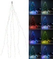 Lunartec, Lunartec Christbaum-Überwurf-Lichterkette, 240 bunte LEDs, 6 Girlanden, je 4 m