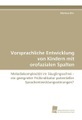 undefined, Vorsprachliche Entwicklung von Kindern mit orofazialen Spalten
