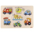 goki, goki Steckpuzzle Verkehrsmittel, 7 Teile