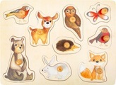 small foot®, small foot ® Setpuzzle Waldtiere - bunt
