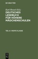 undefined, Deutsches Lesebuch für höhere Mädchenschulen / Vierte Klasse